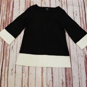 NWOT Colorblock Sweater Knit Tunic